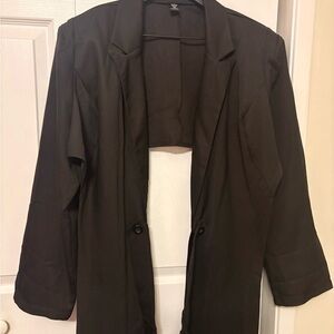 SHEIN Black Blazer Jacket
